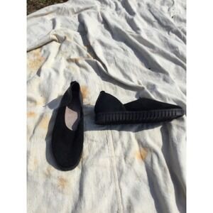 BENDY Black Italian leather womens flats NEW EU 40 US 10 shoes black comfort